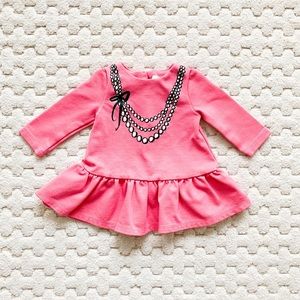 Kate Spade Peplum Baby Dress with keyhole at back. Perfect Condition!